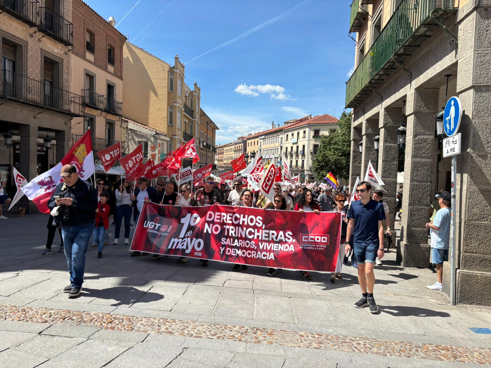 Manifestación 1 de mayo en Segovia
