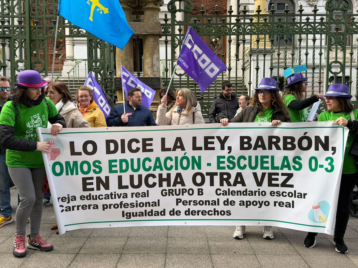Éxito en la primera jornada de huelga de las educadoras de 0 a 3 años con más del 80% de seguimiento