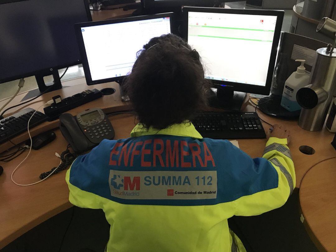 Enfermera del SUMMA 112