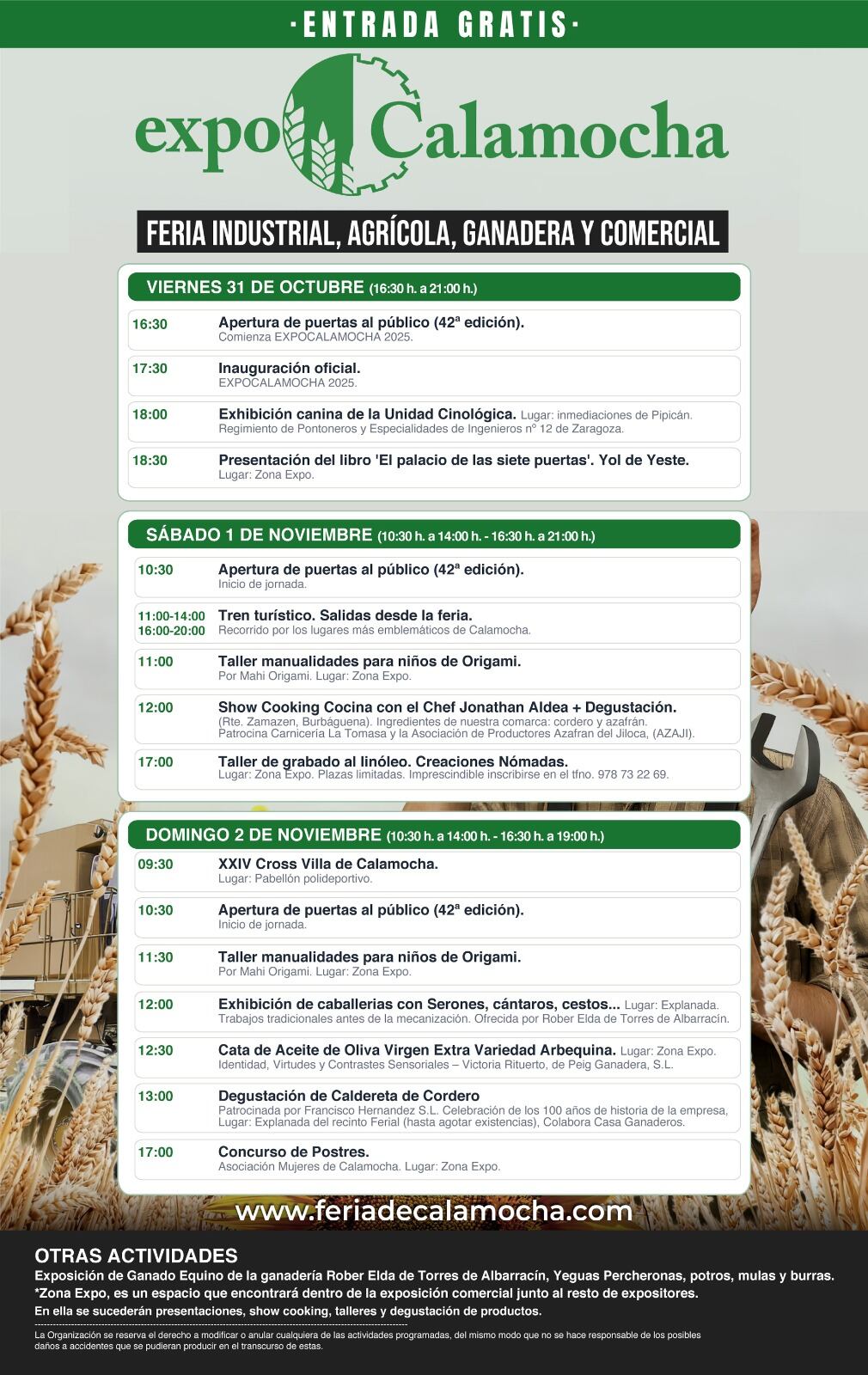 Programa Expocalamocha 2025