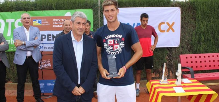 Álvaro López, finalista del torneo ITF de Sabadell, es una de las mayores promesas de nuestro tenis