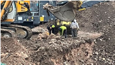 Denuncian el vertido de material potencialmente contaminado en unas obras en Aguilar de Campoo