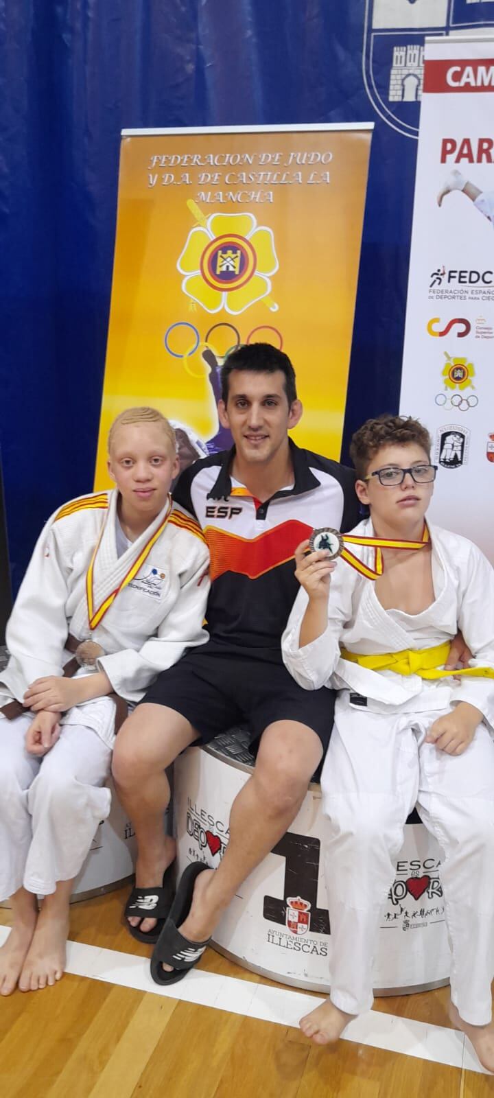 Judokas de Binéfar en el Campeonato de la ONCE