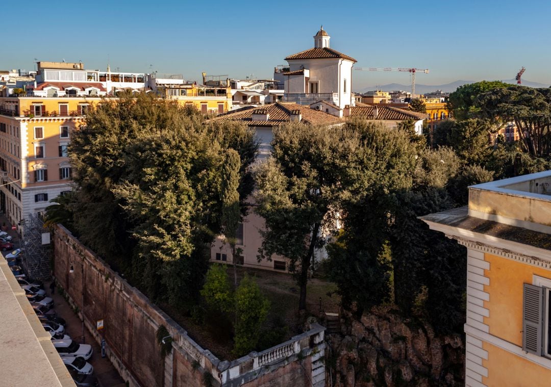 La Villa de la Aurora de Roma, un palacio romano que alberga el único mural de Caravaggio.