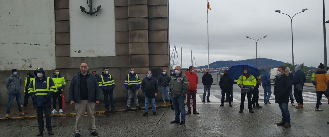 Concentración frente a Navantia