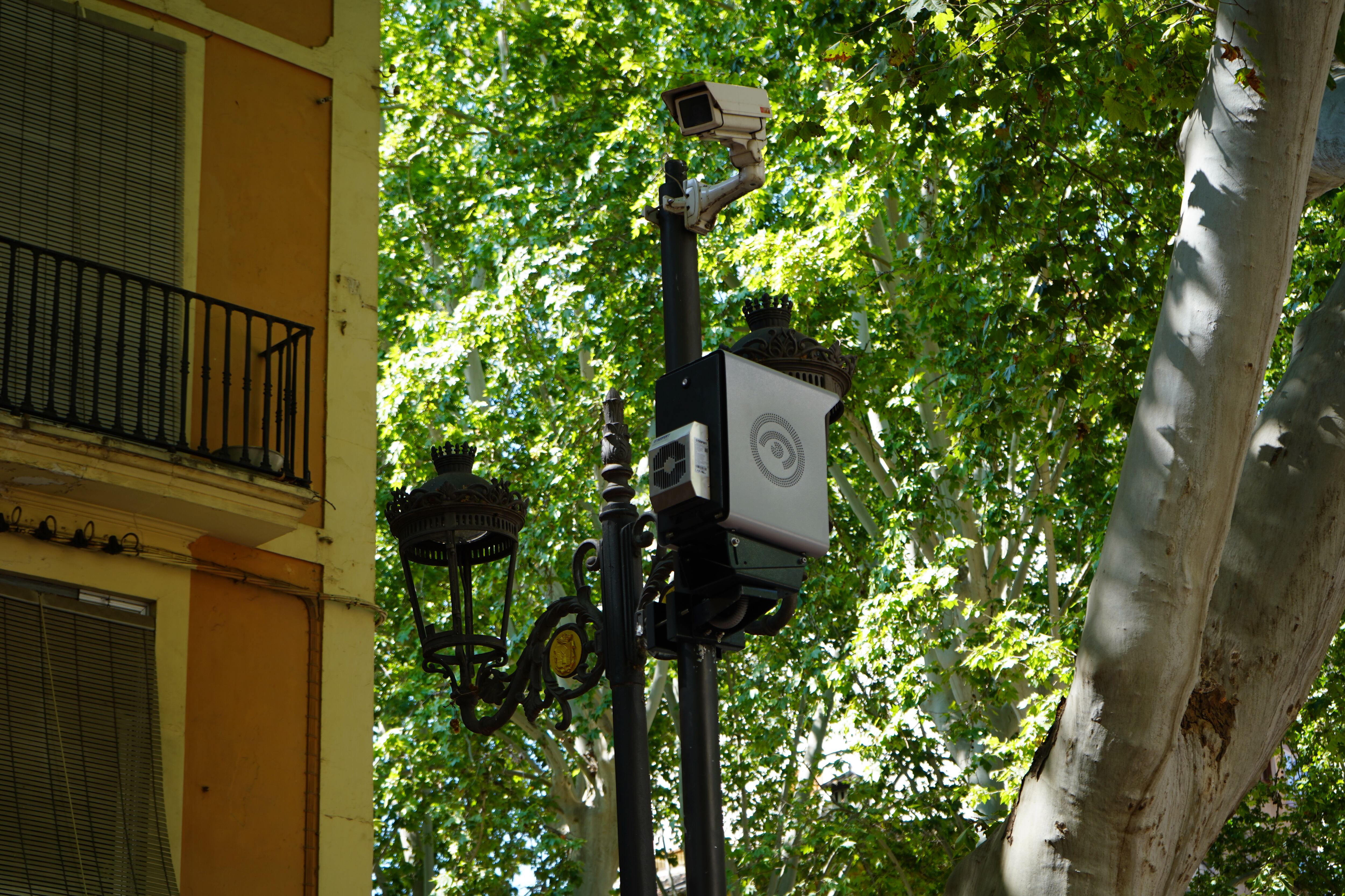 Radar instalado en Xàtiva (Foto: AJuntament de Xàtiva)