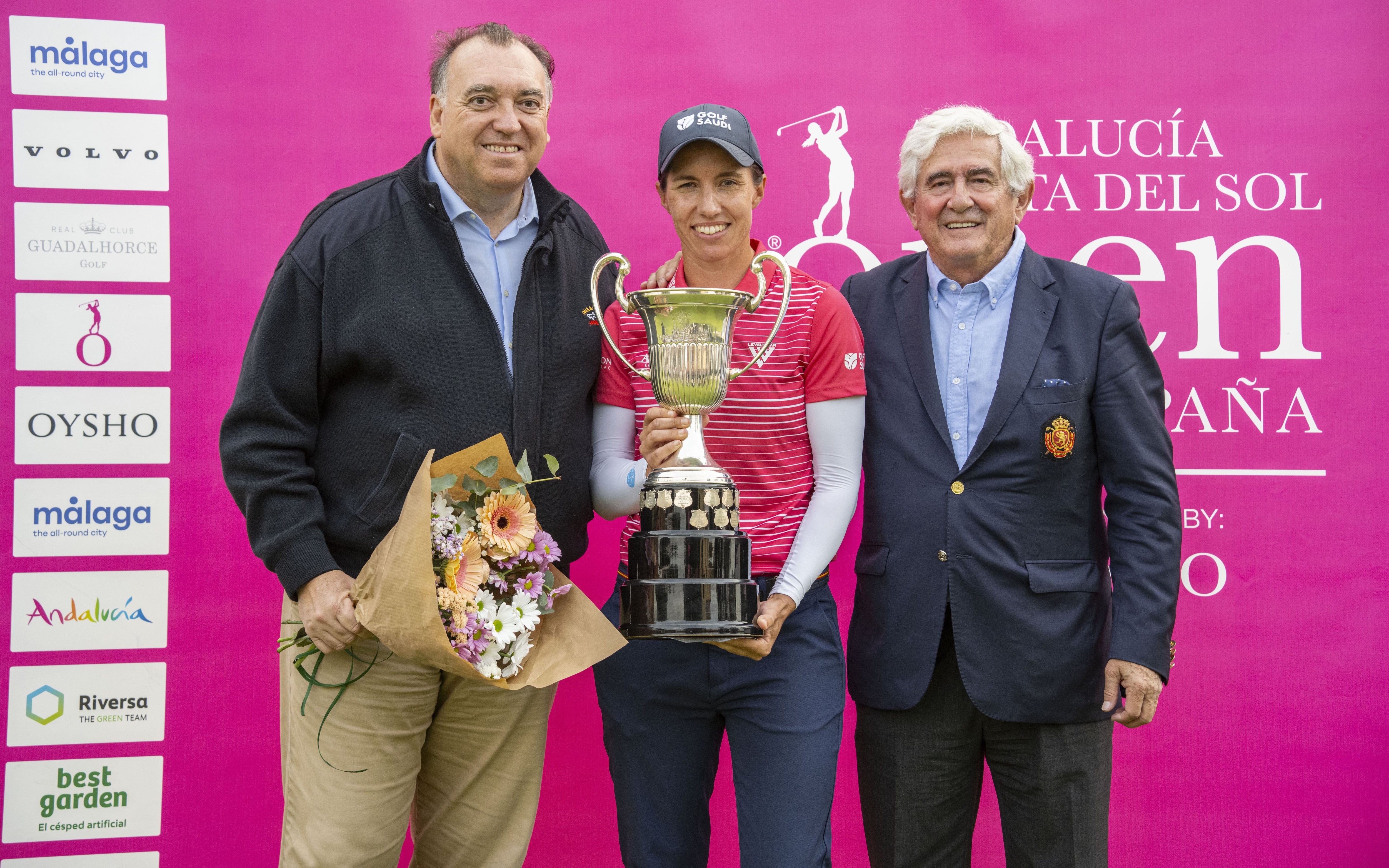 Carlota Ciganda ganadora del Andalucía Costa del Sol Open de España