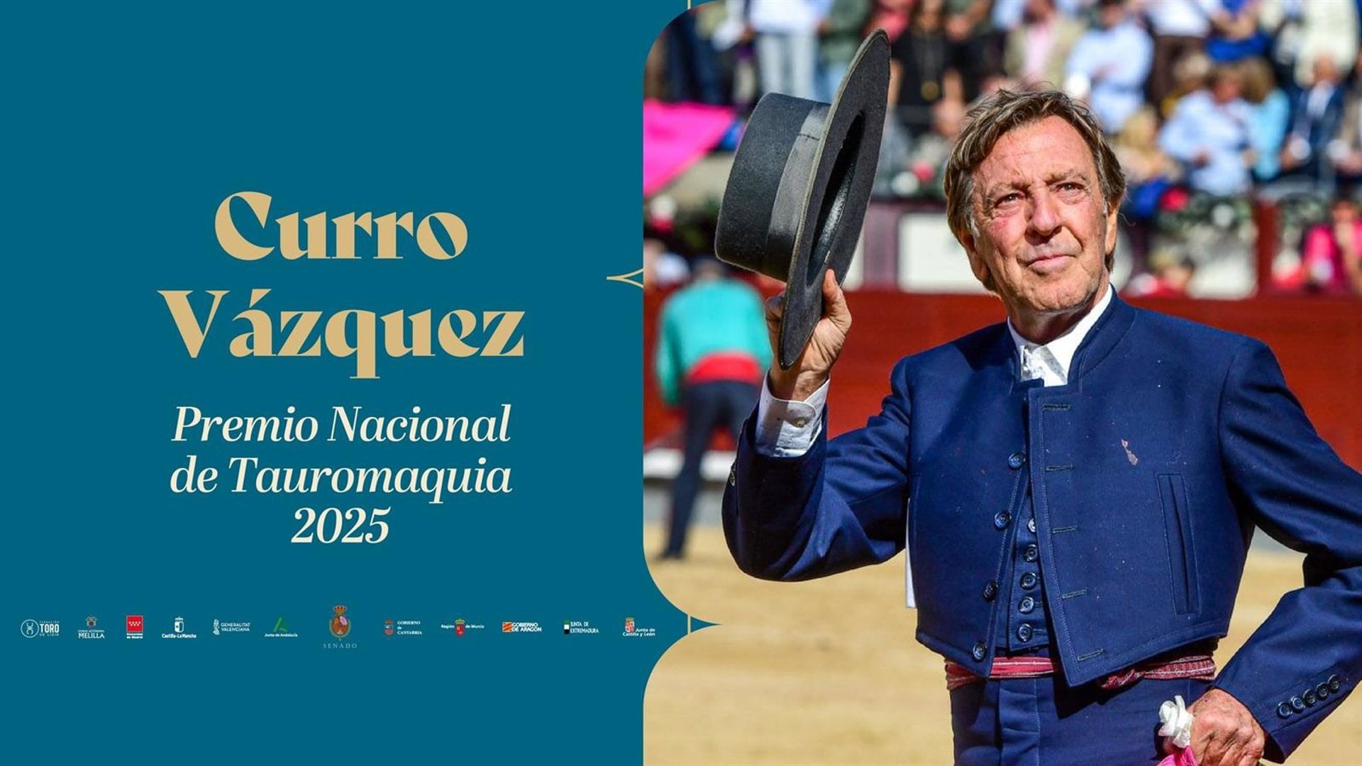 08/04/2026 Curro Vázquez, Premio Nacional de Tauromaquia.CULTURA 
FUNDACIÓN TORO DE LIDIA
