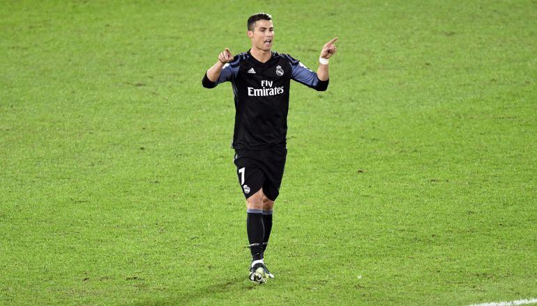 Cristiano Ronaldo, tras marcar en el Mundial de Clubes