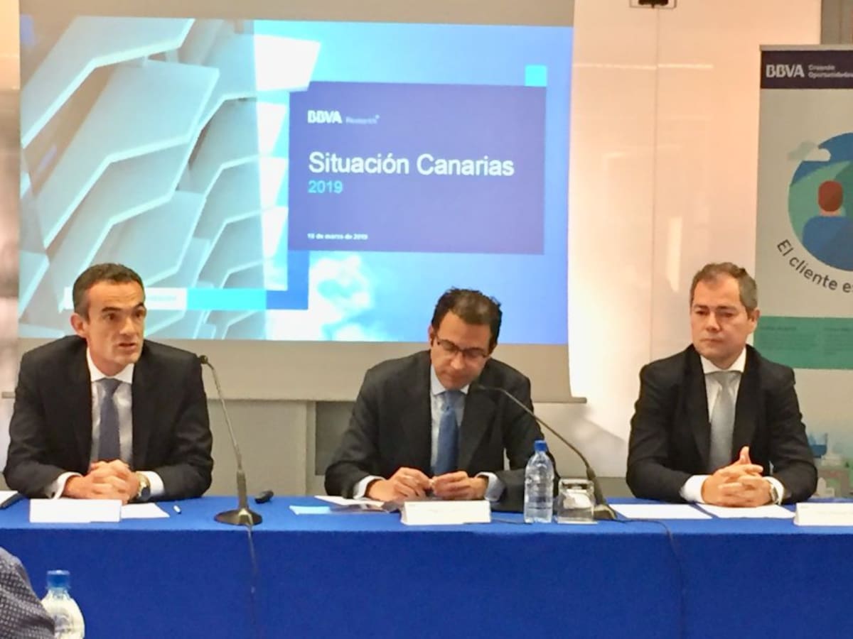 BBVA prevé que Canarias seguirá creciendo un 2,4 este año y un 1,8 en 2020