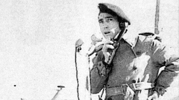 Adolfo Fernández Aguilar durante sus años de periodista en Radio Juventud. Adolfo Fernández.