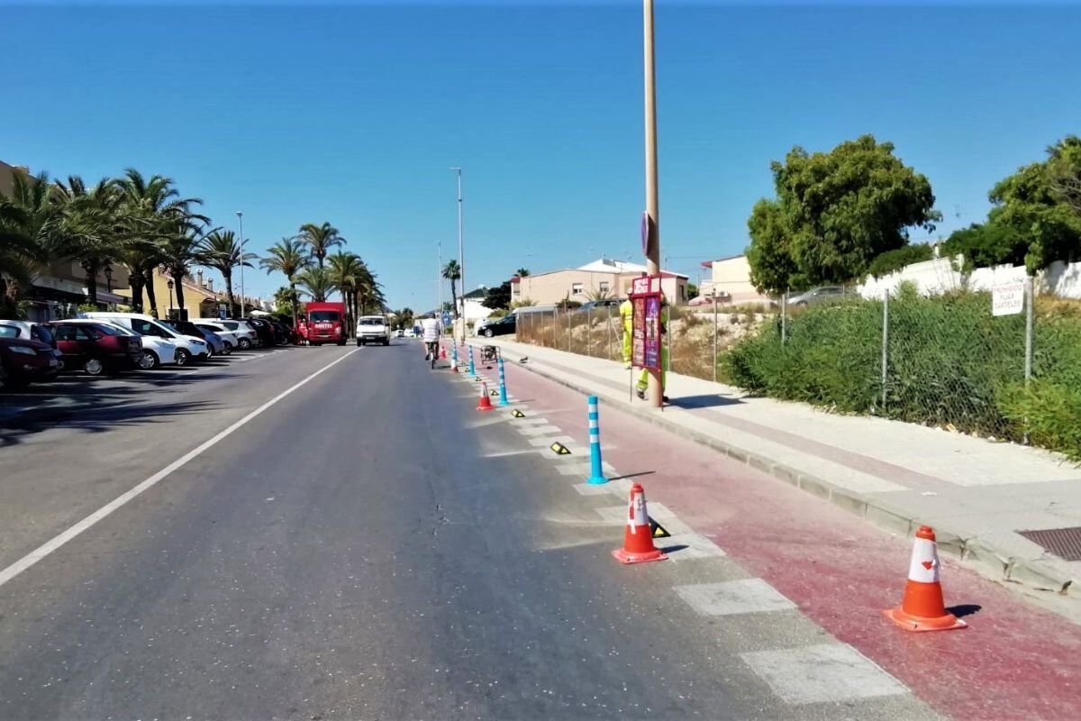 Pivotes en La Manga y Cabo de Palos