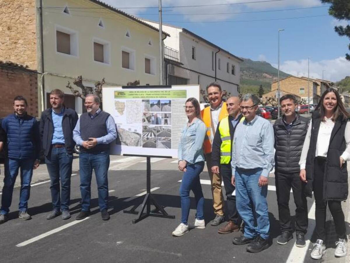 La DGA invierte más de 180.000 euros en la mejora de la carretera de Arén