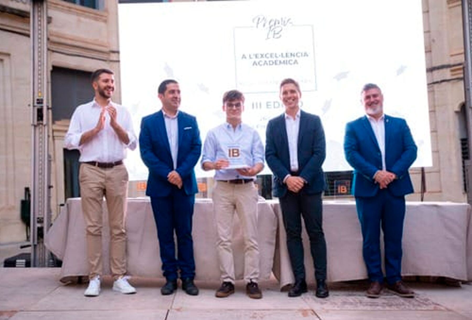 Jordi Pla, Toni Francés, uno de los premiados, Iñaki Berenguer y Vicent Molina