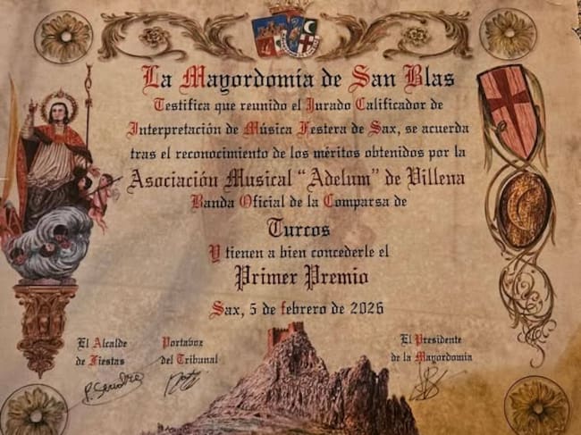 Galardón para ADELUM VILLENA