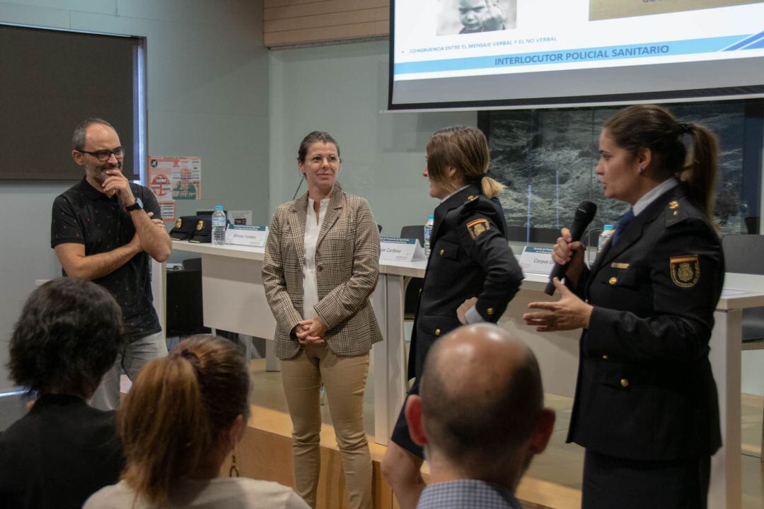 Jornada sobre prevención celebrada en el Hospital de Dénia.