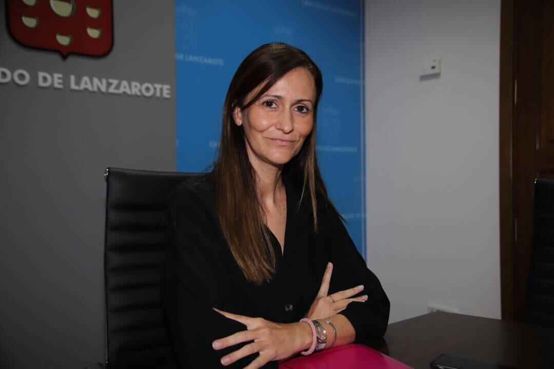 Nerea Santana, consejera de Transportes y Nuevas Tecnologías del Cabildo de Lanzarote. 