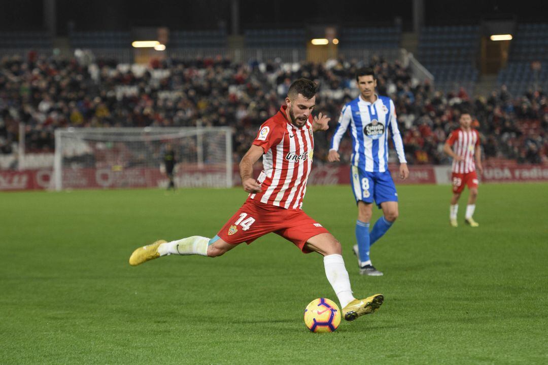 Luis Rioja, en acción.