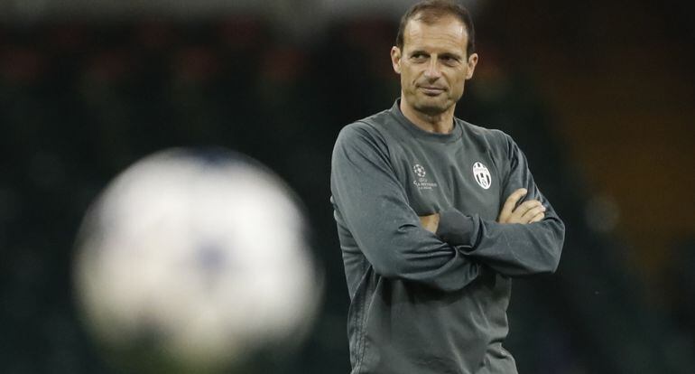 El entrenador de la Juventus Massimiliano Allegri.