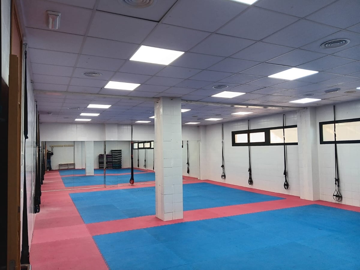 Sala acondicionada del pabellón (Ajuntament de Vallada)