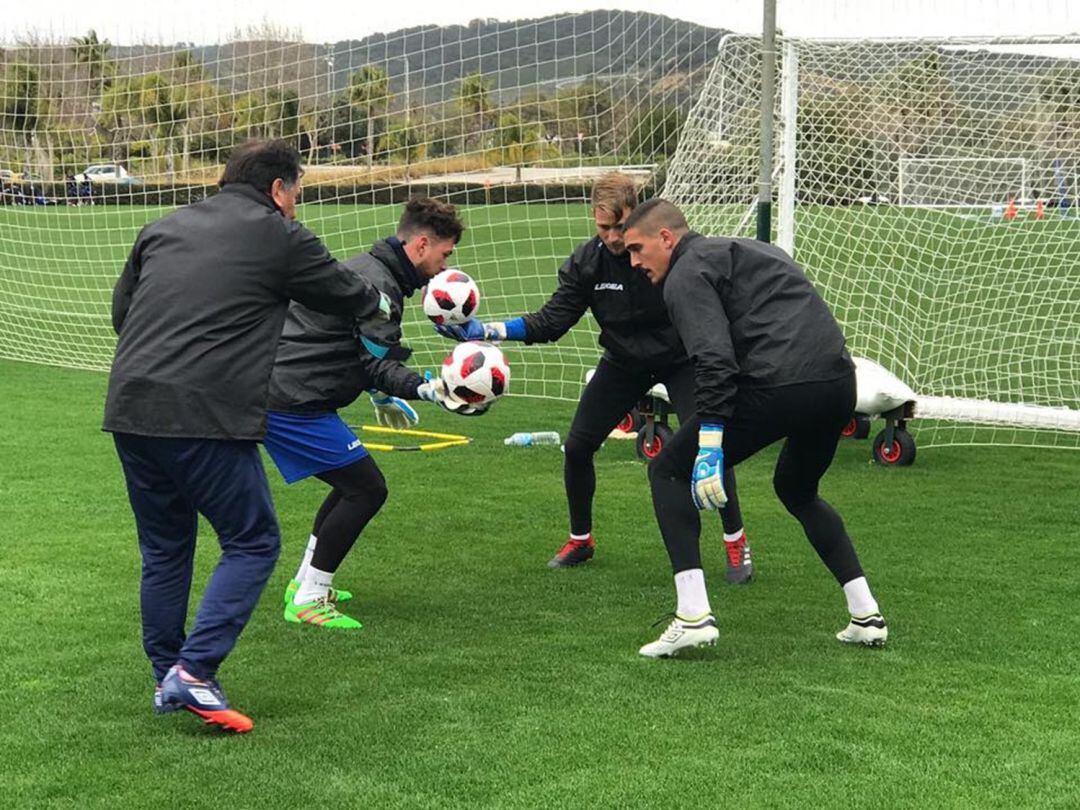 Imagen de un entrenamiento.