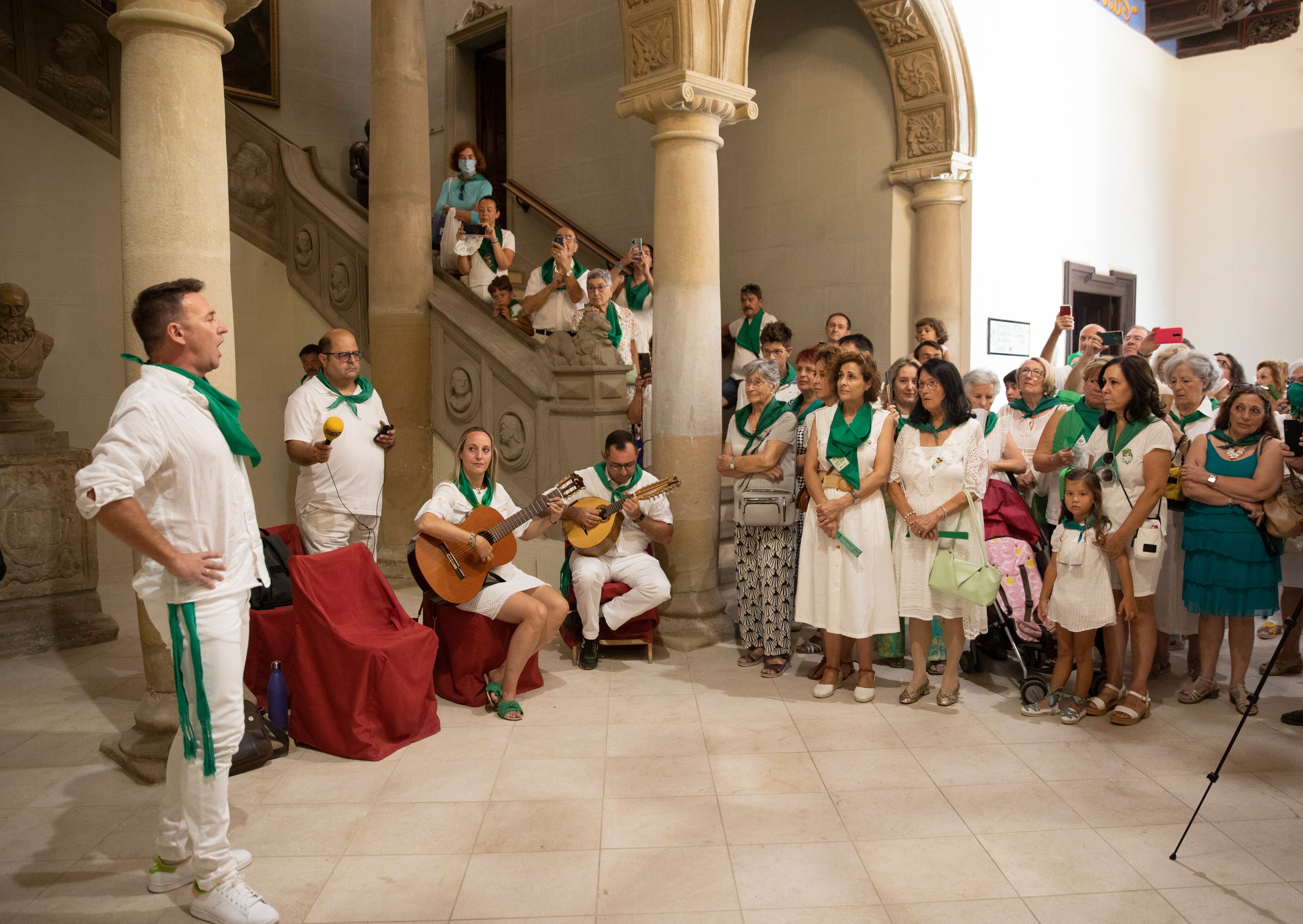 Homenaje a los oscenses en el exterior en las fiestas de San Lorenzo del año pasado