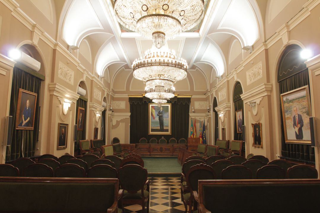 Salón de plenos del Ayuntamiento de Castelló