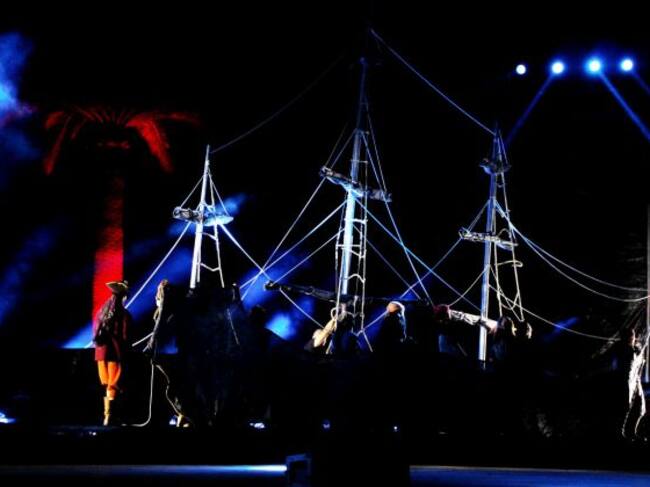 La llegada de los piratas.