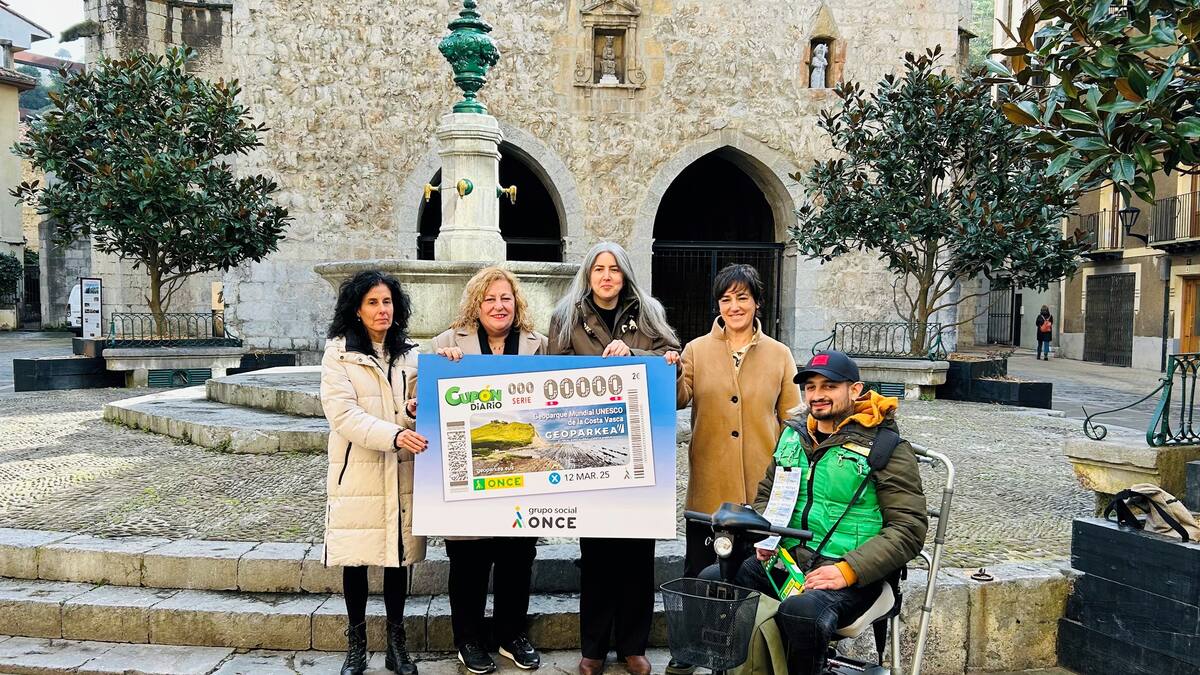 El Geoparque protagonizará el cupón diario de la ONCE del 12 de marzo