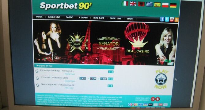 Página desde la que operaban