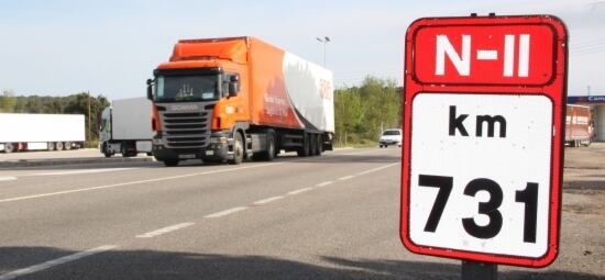 Normalitat a les primeres hores de prohibició de camions per la N-II