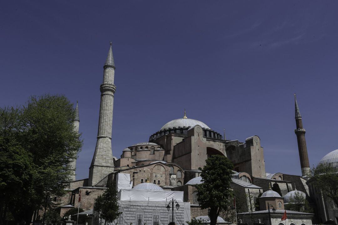 Vista del museo de Santa Sofía, en Estambul.