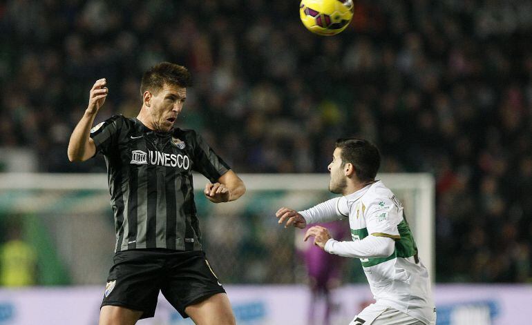 El centrocampista del Málaga Ignacio Camacho.