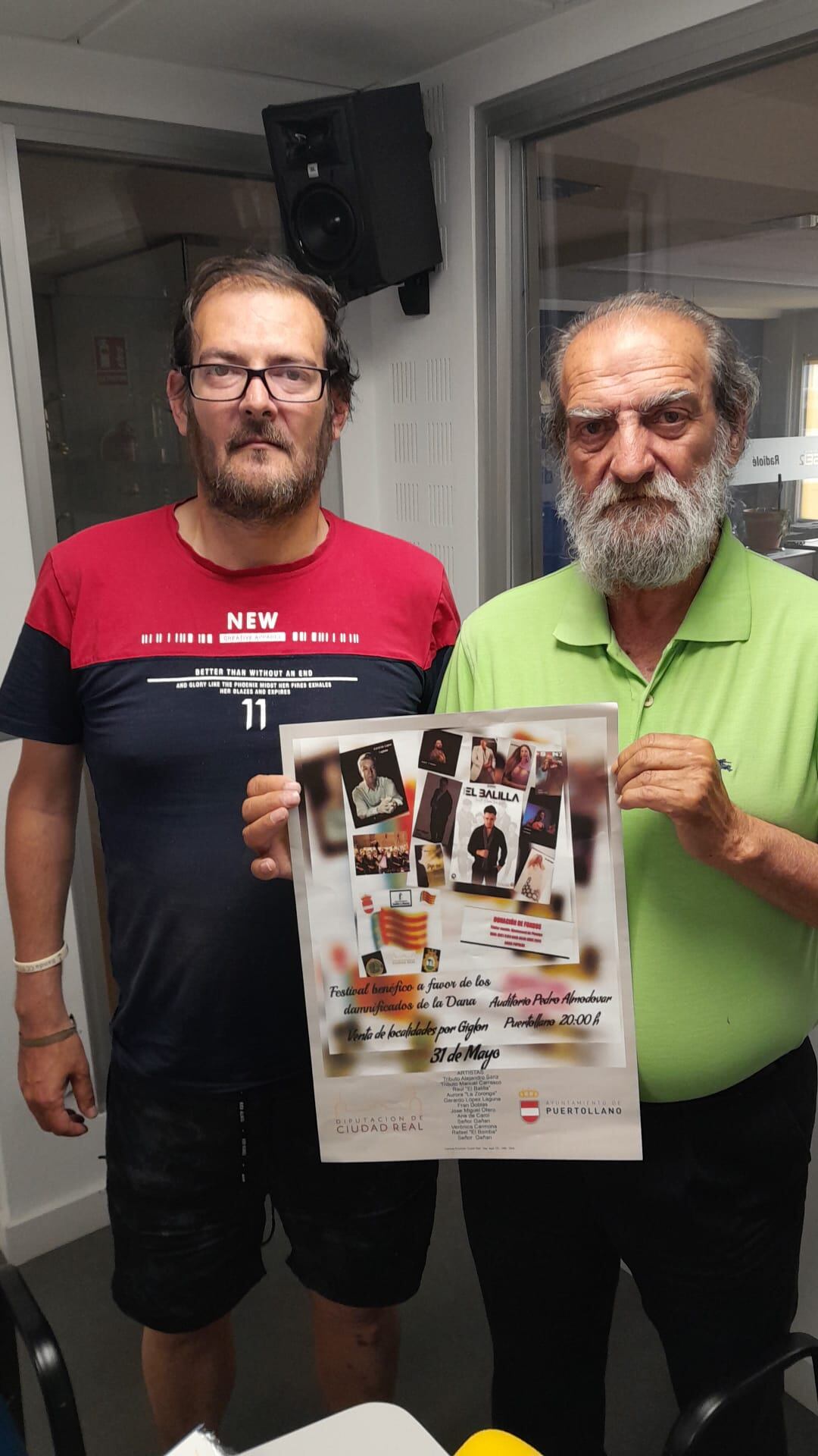 Domingo y Gustavo García, presentando el Festival