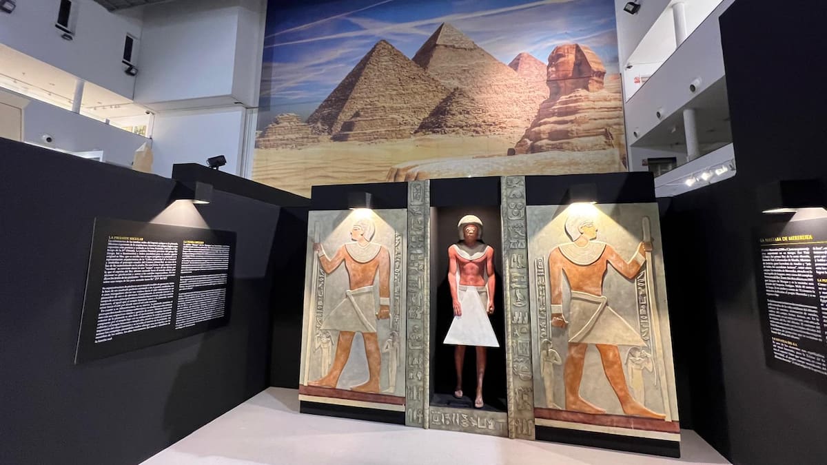 Antonio Marí, director de la Fundación Sophia, propietaria de la exposición 'Tesoros de Egipto', que se puede ver en Fuenlabrada.