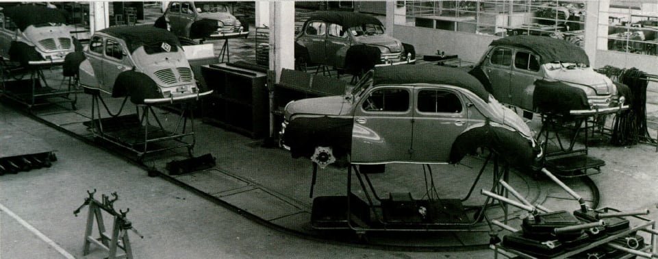 Primeras líneas de montaje en Valladolid