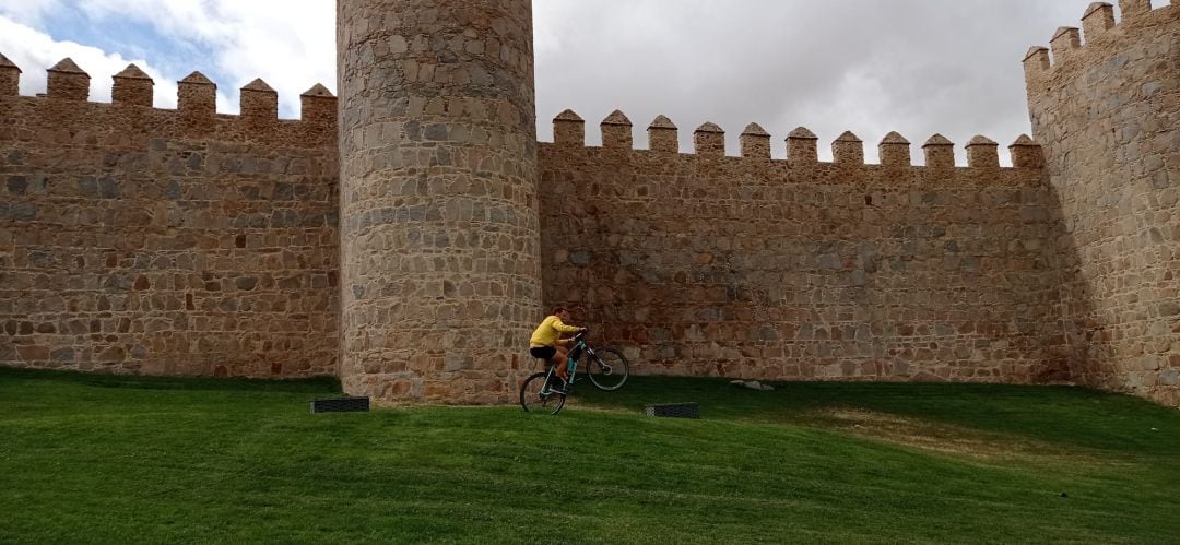 José Manuel García durante el Camino de Santiago