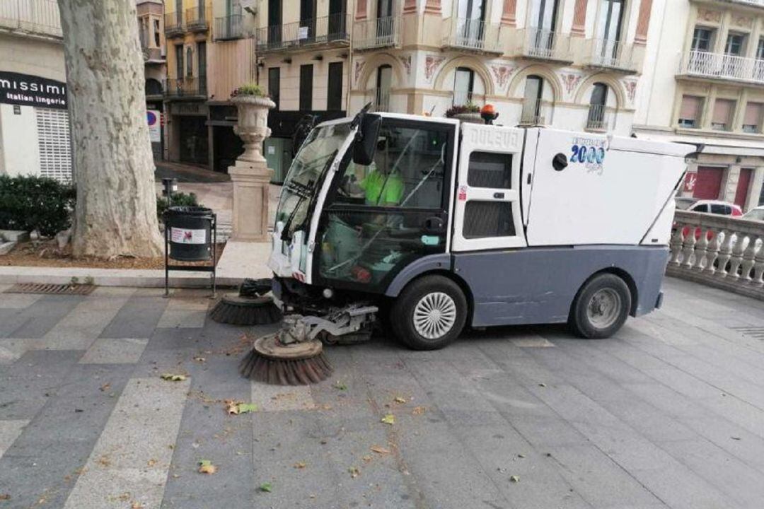 Una de les màquines antigues de neteja