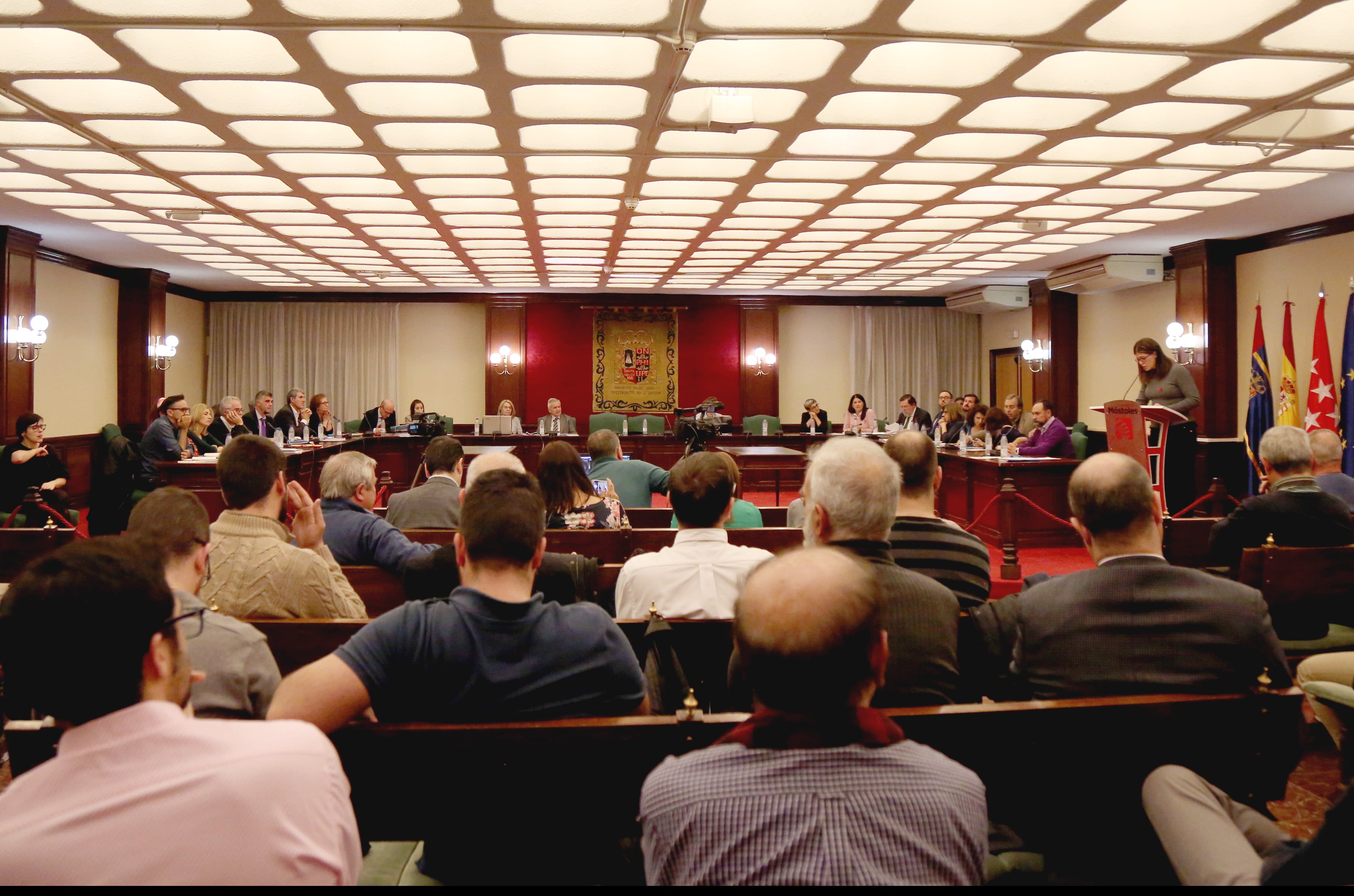 Foto de archivo del último Debate del Estado del Municipio de Móstoles