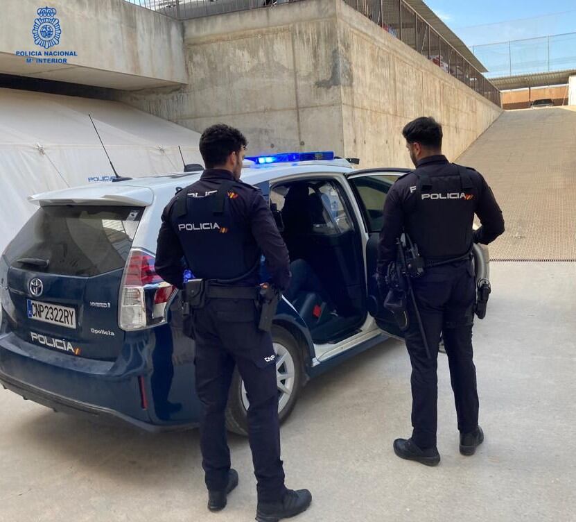 Imagen de agentes de la Policía Nacional