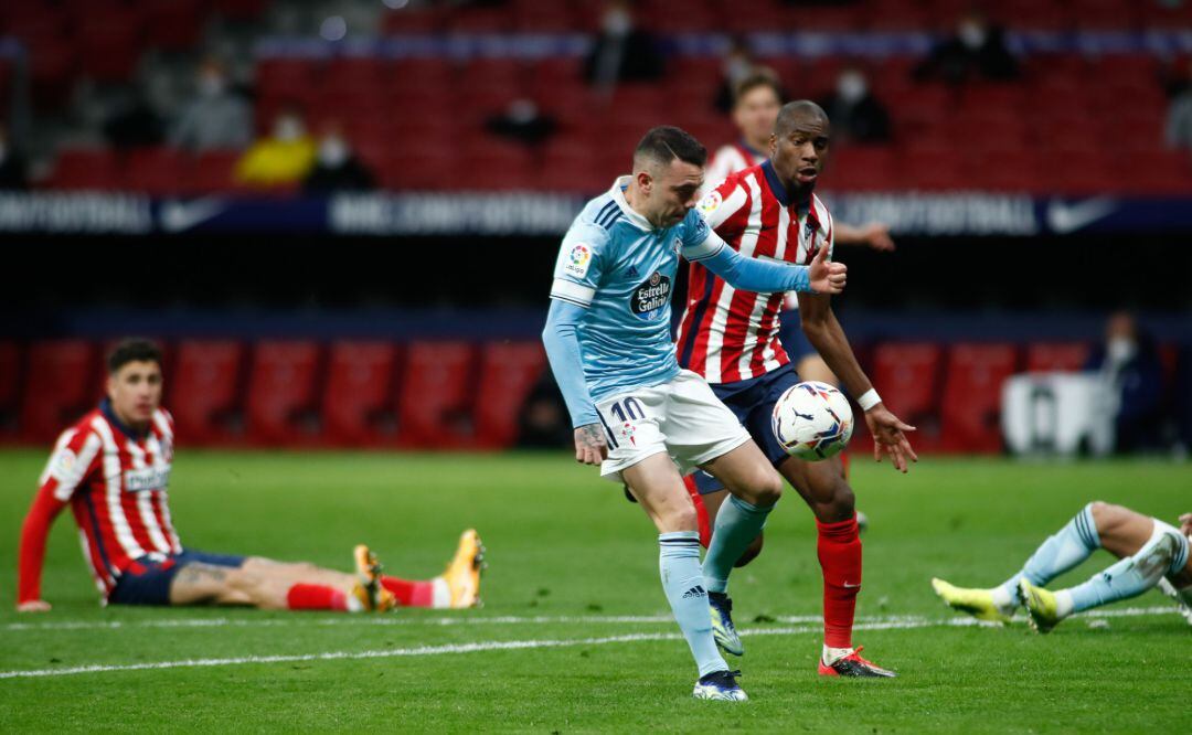 Iago Aspas en el Wanda Metropolitano