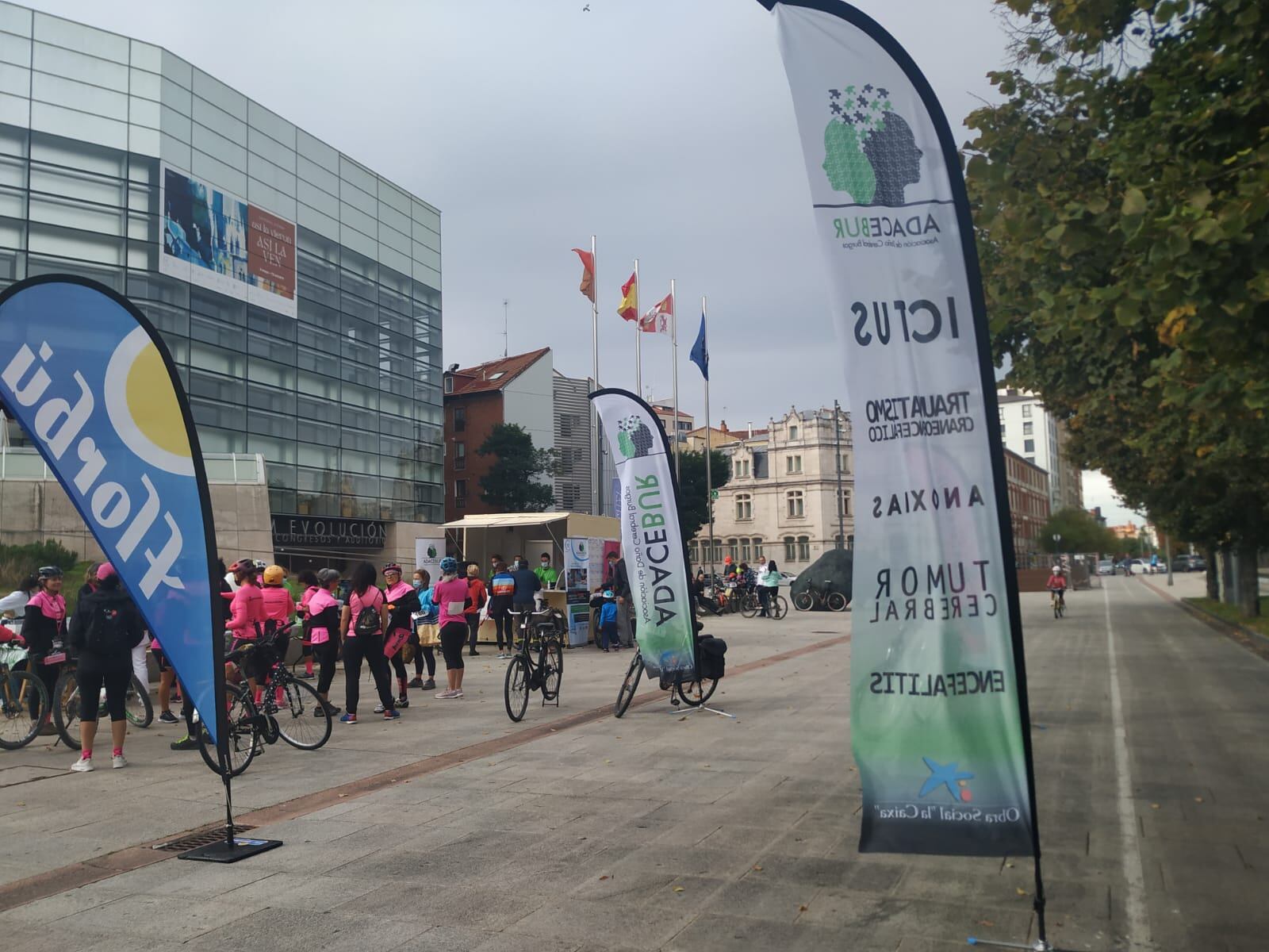 Imagen de la anterior edición de la bicicletada en favor de Adacebur