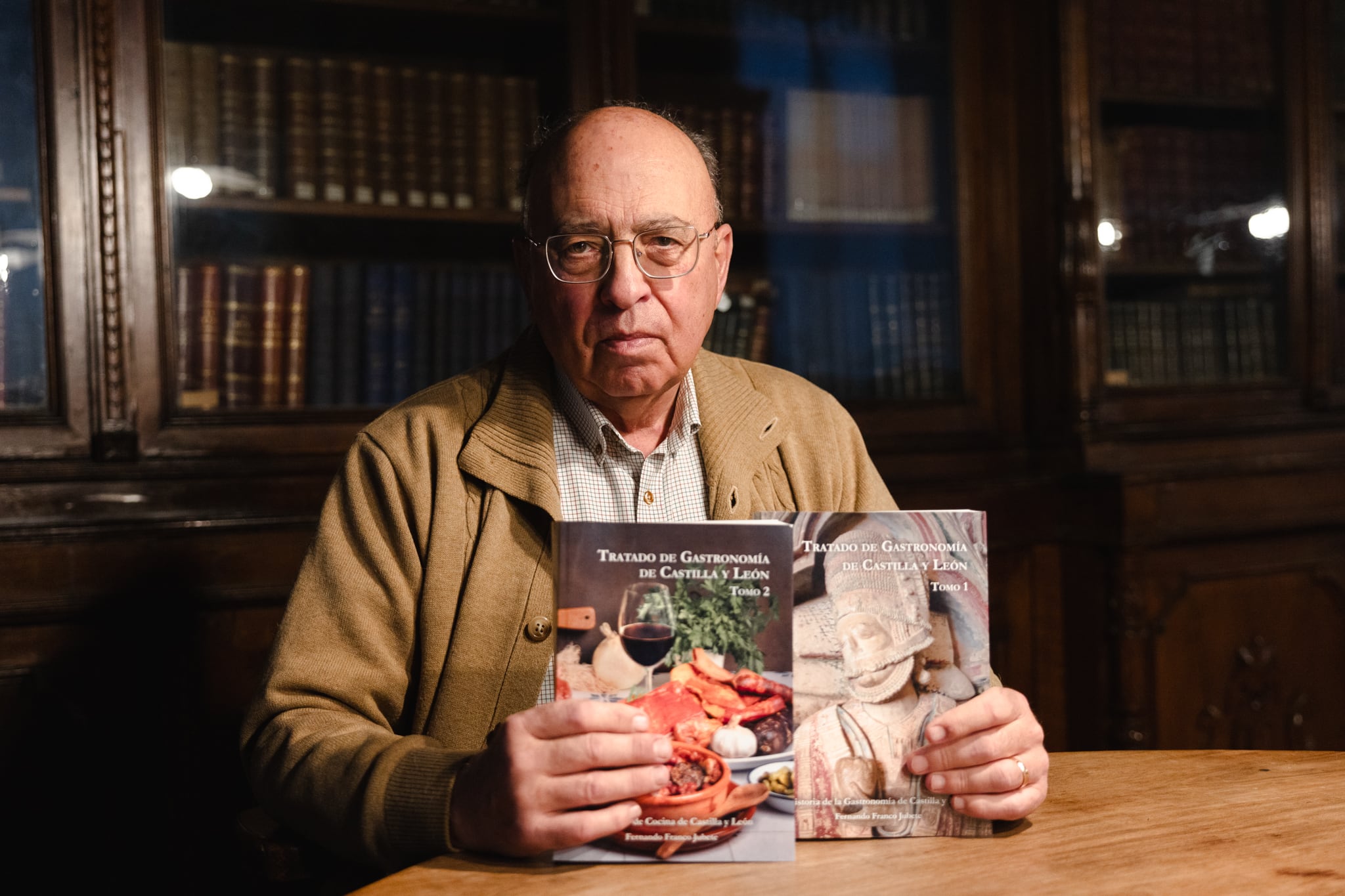 Fernando Jubete, autor de los dos tomos sobre Gastronomía de Castilla y León