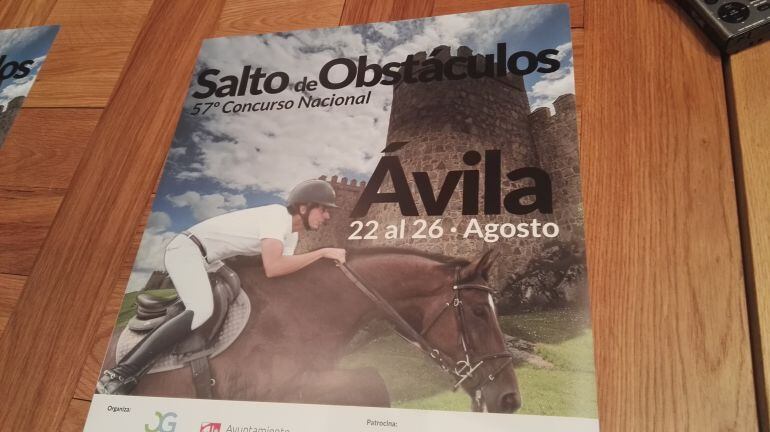 Cartel del Concurso Hípico Nacional de Saltos Ciudad de Ávila