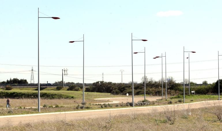 Zona de acceso al polígono del futuro nudo de acceso al Parque Empresarial Industrial de Tordesillas  
 