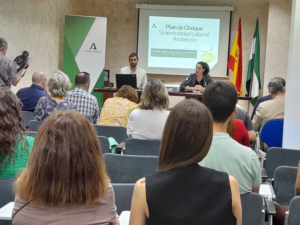 Jornada técnica para dar a conocer el plan de choque contra la siniestralidad laboral en Andalucía