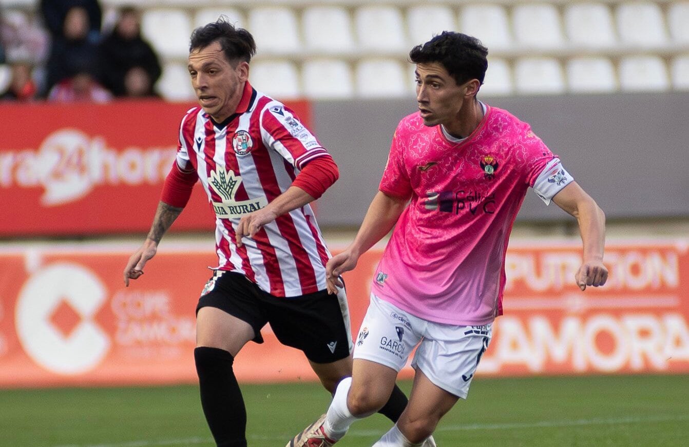 Pitu Doncel durante el encuentro ante el Zamora