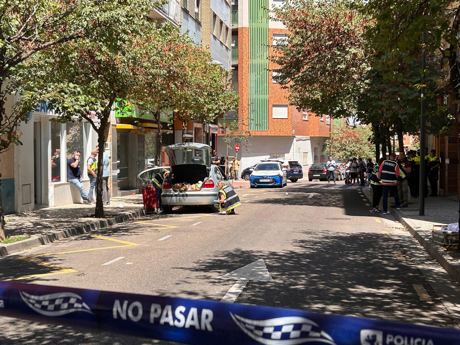 Un tiroteo en el barrio de Torrero deja dos heridos de bala
