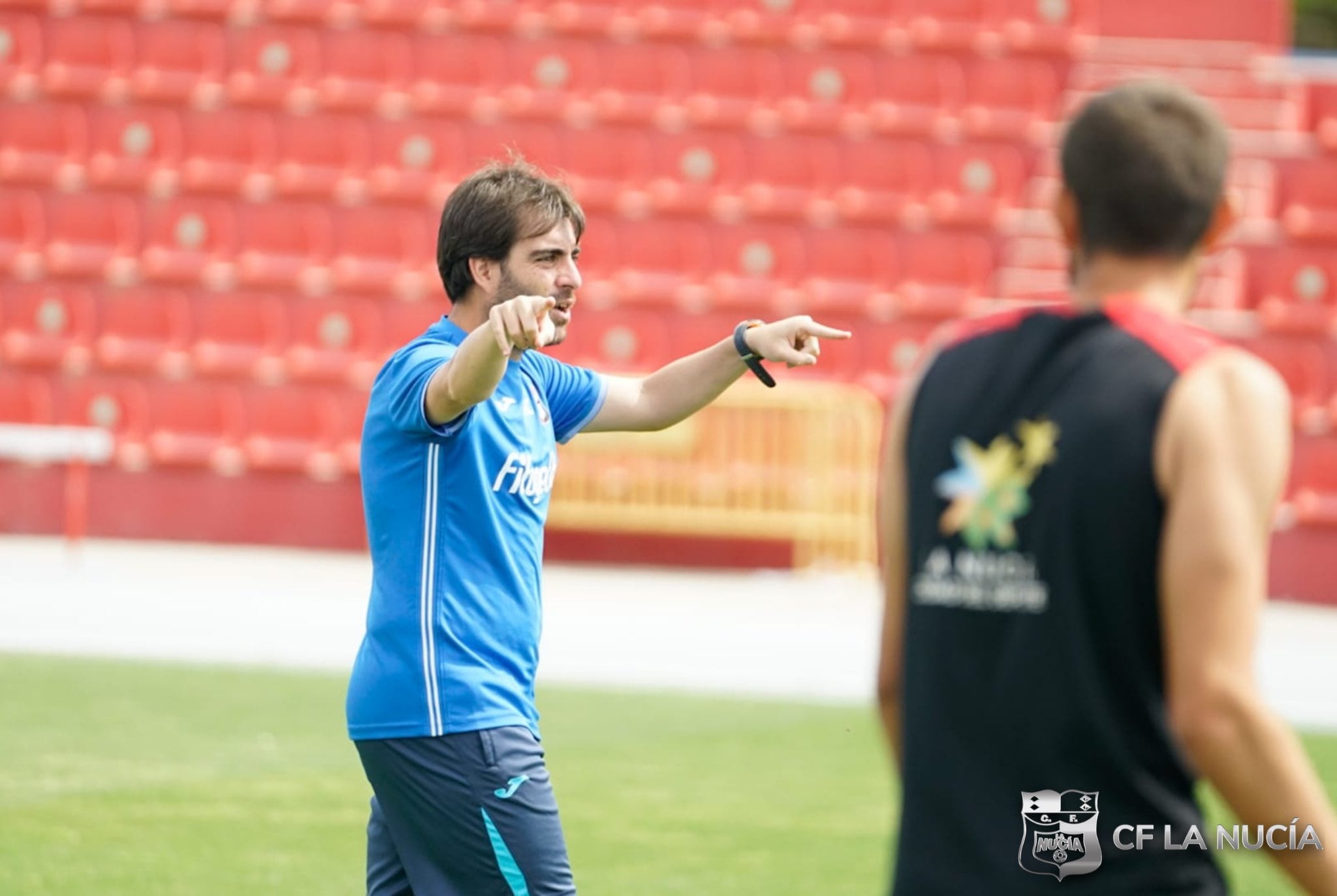 Mario Cartagena durante un entrenamiento esta semana