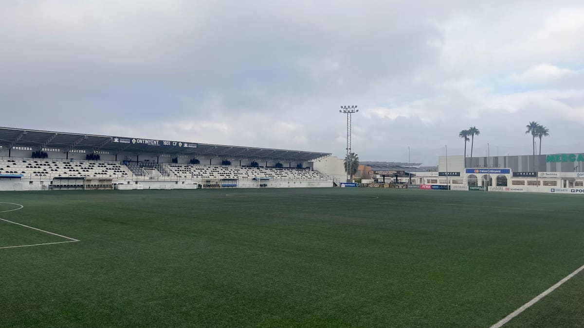 El Ontinyent 1931–Castellonense, suspendido por el aviso naranja que paraliza el fútbol valenciano este domingo